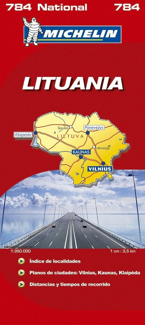 MAPA NATIONAL LITUANIA | 9782067129078 | VARIOS AUTORES