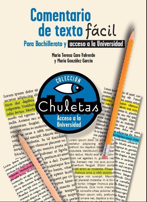 COMENTARIO DE TEXTO FÁCIL PARA BACHILLERATO | 9788467039436 | MARÍA TERESA CARO VALVERDE/MARÍA GONZÁLEZ GARCÍA