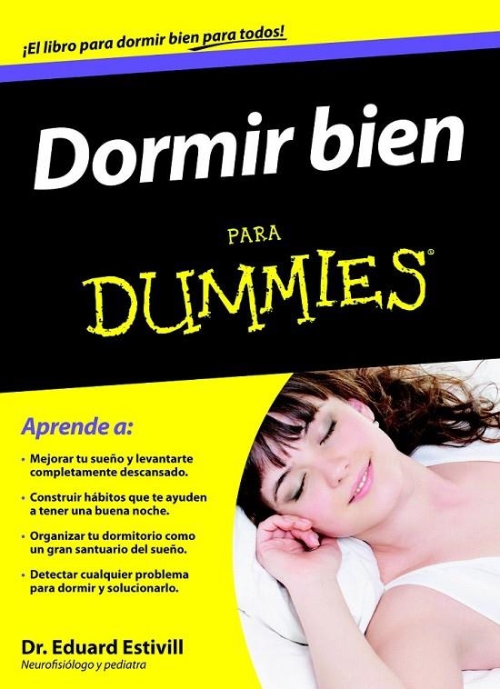 DORMIR BIEN PARA DUMMIES | 9788432920905 | DR. EDUARD ESTIVILL