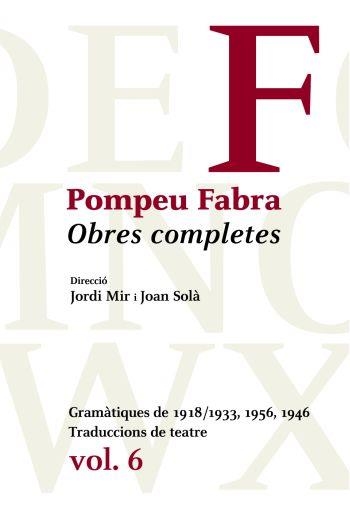 OBRES COMPLETES DE POMPEU FABRA, 6 | 9788484377481