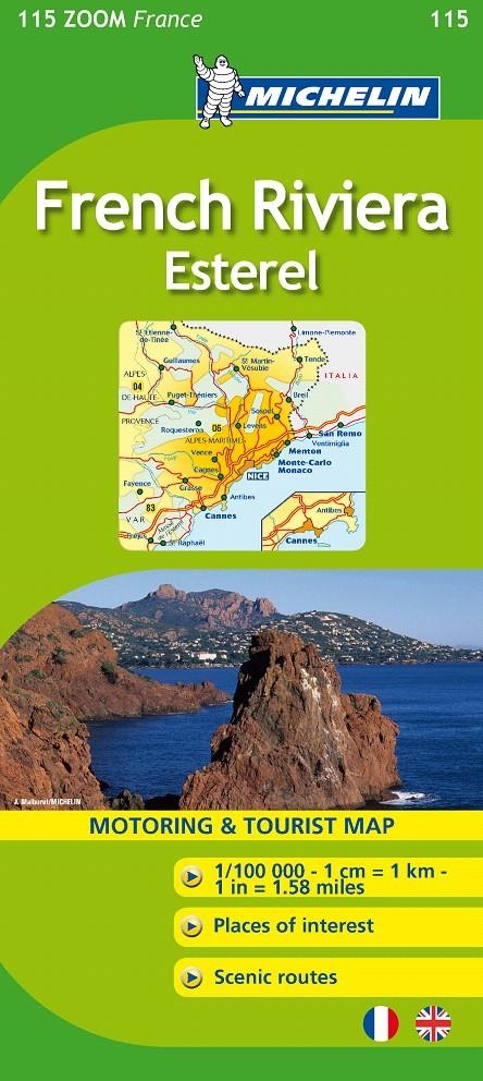 MAPA ZOOM FRENCH RIVIERA, ESTEREL | 9782067150461 | VARIOS AUTORES