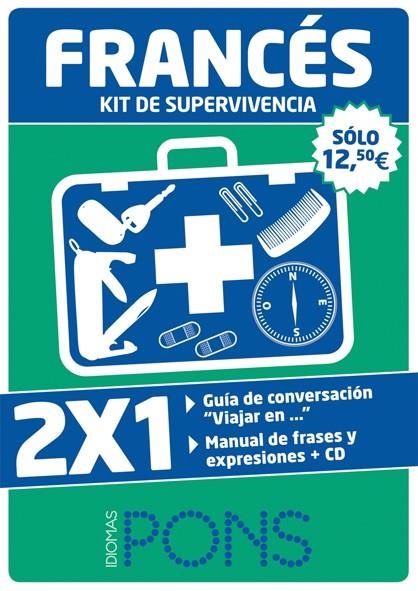 KIT DE SUPERVIVENCIA FRANCÉS. VIAJAR EN FRANCÉS + FRANCÉS DE CADA DÍA | 9788484436164 | EDITORIAL