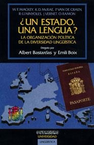 ¿UN ESTADO, UNA LENGUA? | 9788480630535 | MACKEY, W.F.