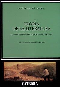 TEORÍA DE LA LITERATURA | 9788437608051 | GARCÍA BERRIO, ANTONIO