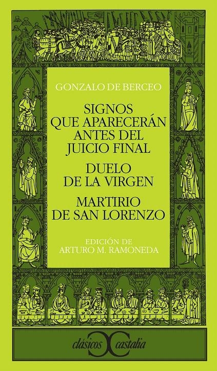 SIGNOS QUE APARECERÁN ANTES DEL JUICIO FINAL | 9788470393525 | BERCEO, GONZALO DE