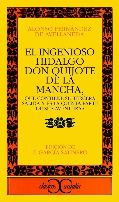 EL INGENIOSO HIDALGO DON QUIJOTE DE LA MANCHA. | 9788470390357 | FERNÁNDEZ DE AVELLANEDA, ALONSO