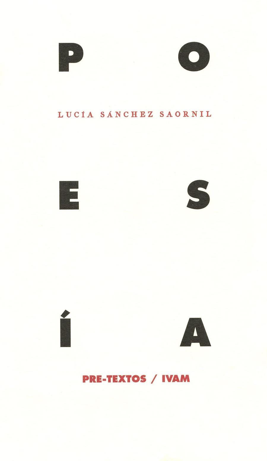 POESÍA | 9788481911008 | SÁNCHEZ SAORNIL, LUCÍA/MARTÍN CASAMITJANA, ROSA MARÍA