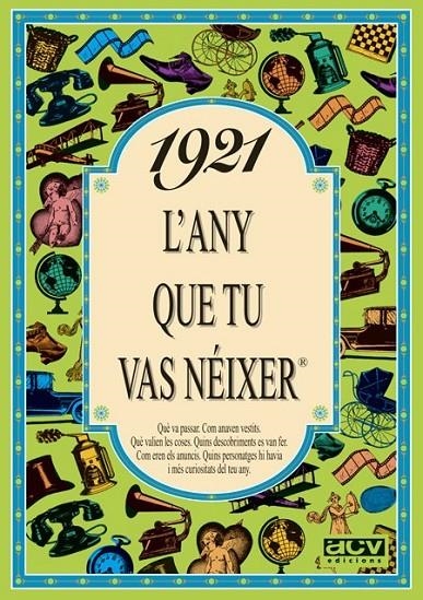 1921 L'ANY QUE TU VAS NÉIXER | 9788488907066 | COLLADO BACOMPTE, ROSA