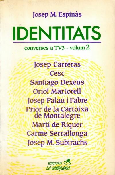 IDENTITATS 2 | 9788486491024 | ESPINÀS, JOSEP MARIA