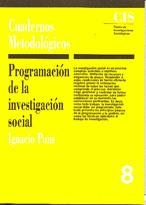 PROGRAMACIÓN DE LA INVESTIGACIÓN SOCIAL | 9788474761825 | PONS, IGNASI