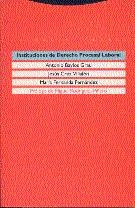 INSTITUCIONES DE DERECHO PROCESAL LABORAL | 9788481640847 | BAYLOS, ANTONIO/CRUZ VILLALÓN, JESÚS/FERNÁNDEZ LÓPEZ, MARÍA FERNANDA