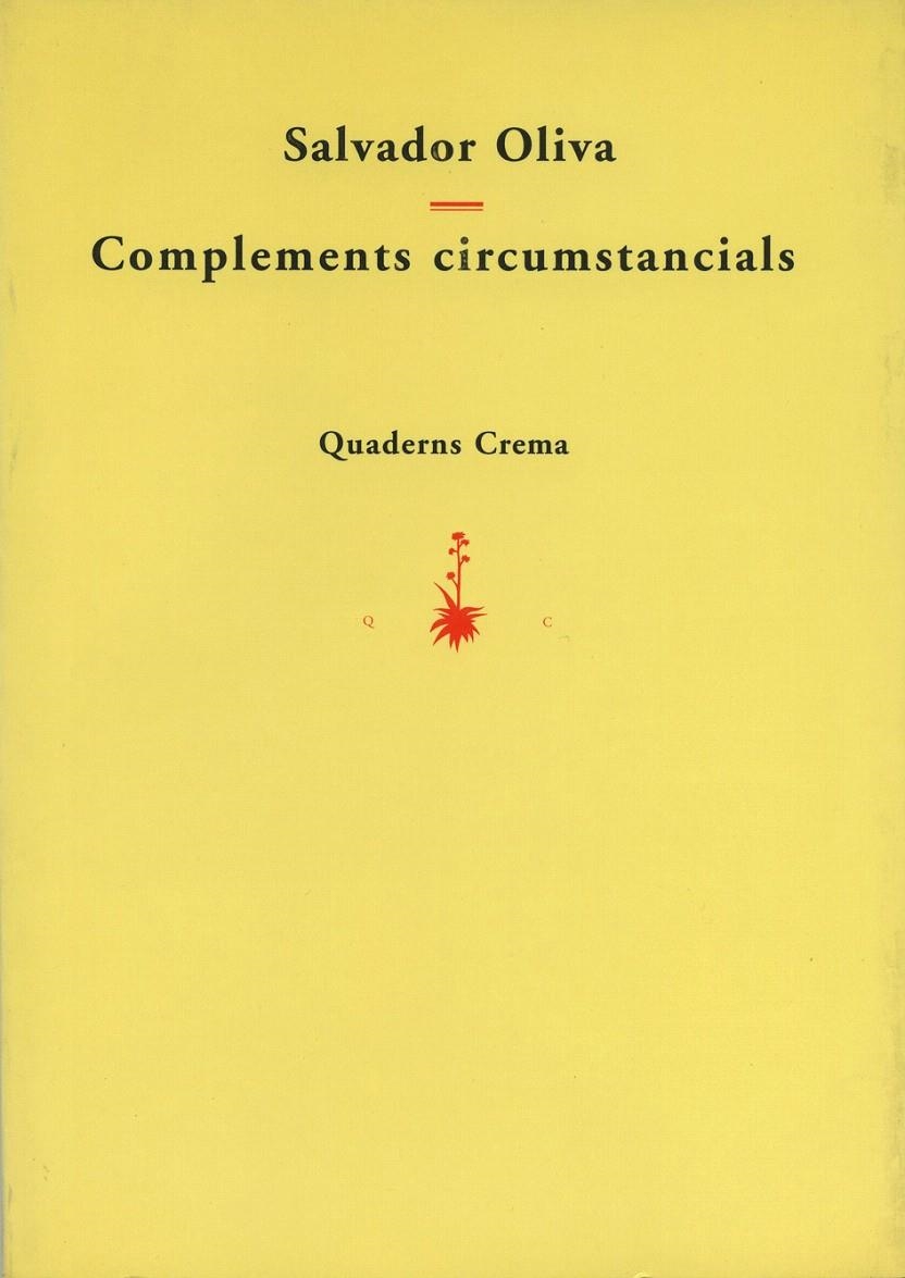 COMPLEMENTS CIRCUMSTANCIALS | 9788477272465 | OLIVA, SALVADOR