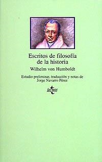 ESCRITOS DE FILOSOFÍA DE LA HISTORIA | 9788430929870 | HUMBOLDT, WILHELM VON