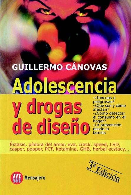 ADOLESCENCIA Y DROGAS DE DISEÑO | 9788427120686 | CANOVAS, GUILLERMO