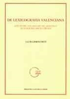 DE LEXICOGRAFIA VALENCIANA. ESTUDI DEL VOCABULARI DEL MAESTRAT DE JOAQUIM GARCIA | 9788484150343 | GIMENO BETÍ, LLUÍS