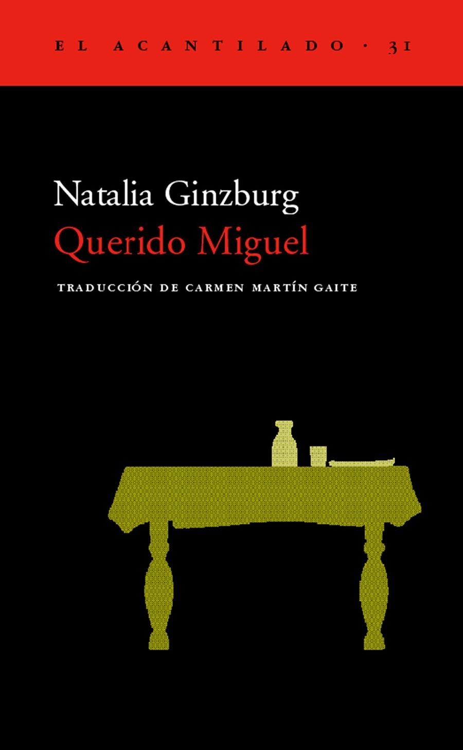 QUERIDO MIGUEL | 9788495359216 | GINZBURG, NATALIA