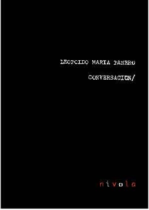 CONVERSACIÓN | 9788495599551 | PANERO BLANCH, LEOPOLDO MARÍA