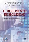 EL DOCUMENTO DE SEGURIDAD | 9788479786212 | DEL PESO NAVARRO, EMILIO/RAMOS GONZÁLEZ, MIGUEL ANGEL/DEL PESO RUIZ, MAR