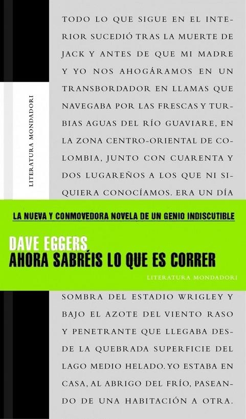 AHORA SABRÉIS LO QUE ES CORRER | 9788439710097 | EGGERS,DAVE