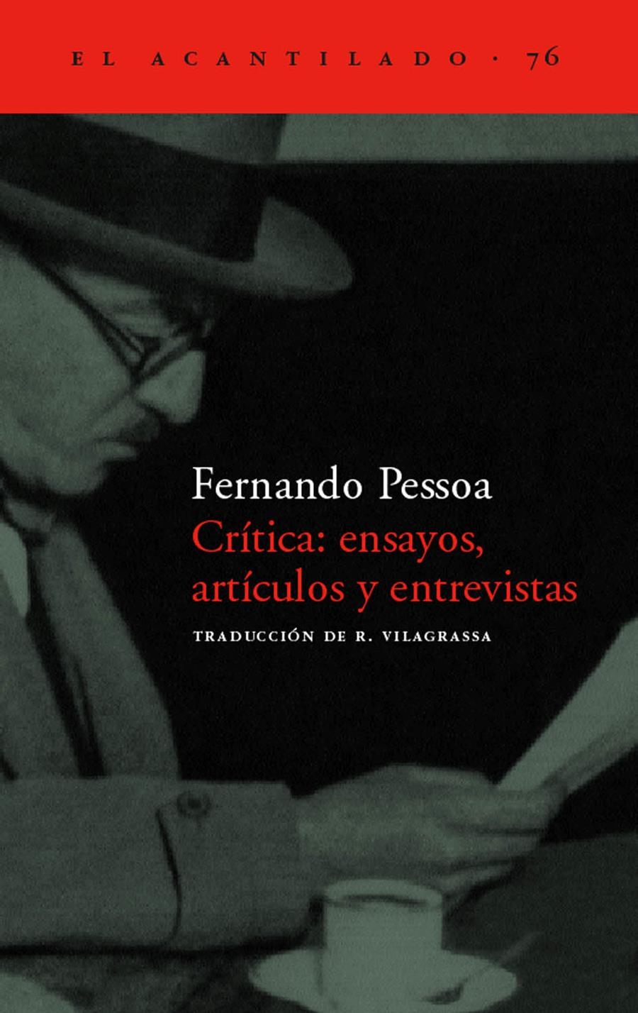 CRÍTICA: ENSAYOS, ARTÍCULOS Y ENTREVISTAS | 9788496136267 | PESSOA, FERNANDO