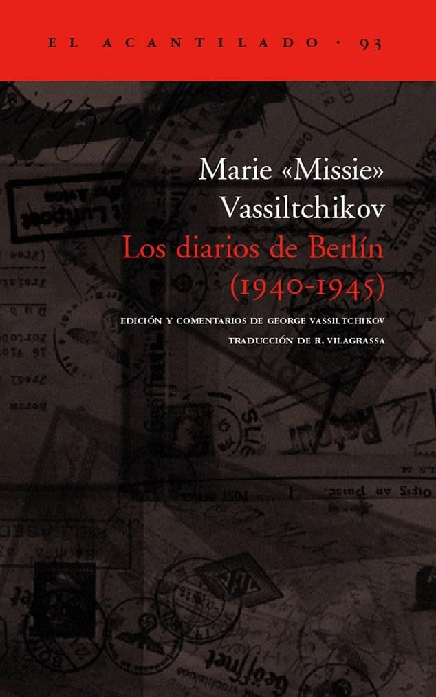 LOS DIARIOS DE BERLÍN (1940-1945) | 9788496136656 | VASSILTCHIKOV, MARIE MISSIE