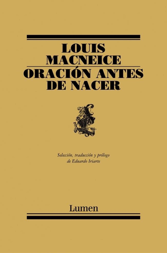 ORACIÓN ANTES DE NACER | 9788426414885 | MACNIECE,LOUIS