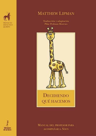 DECIDIENDO QUÉ HACEMOS | 9788479603403 | LIPMAN, MATTHEW