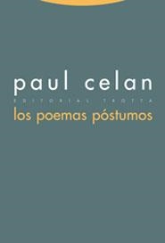 LOS POEMAS PÓSTUMOS | 9788481645989 | CELAN, PAUL