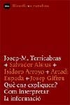 QUÈ ENS EXPLIQUEN? | 9788496499423 | JOSEP MARIA TERRICABRAS