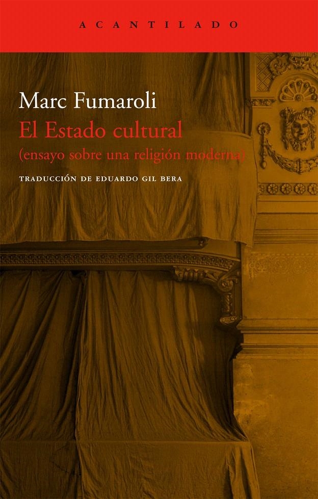 EL ESTADO CULTURAL | 9788496489974 | FUMAROLI, MARC