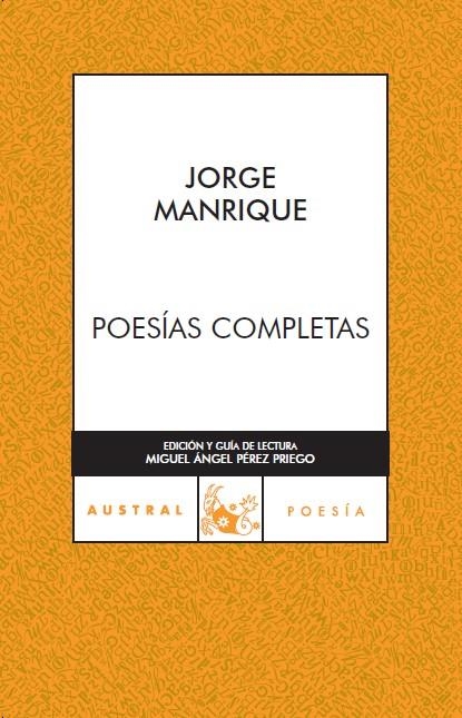 POESÍAS COMPLETAS | 9788467022278 | JORGE MANRIQUE