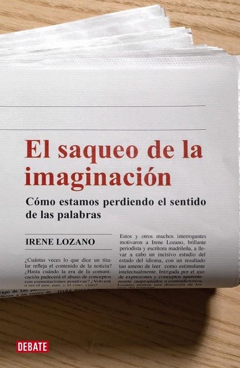 EL SAQUEO DE LA IMAGINACIÓN | 9788483067741 | LOZANO,IRENE