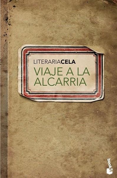 VIAJE A LA ALCARRIA | 9788423340903 | CAMILO JOSÉ CELA