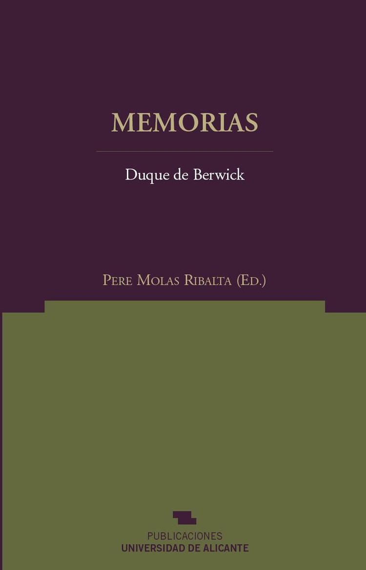 MEMORIAS | 9788479089153 | DUQUE DE BERWICK