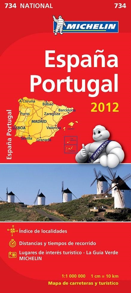 MAPA NATIONAL ESPAÑA PORTUGAL 2012 | 9782067171404 | VARIOS AUTORES