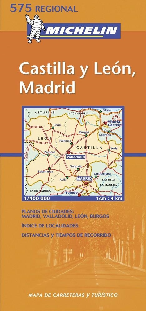 MAPA REGIONAL CASTILLA Y LEÓN, MADRID | 9782061009000 | VARIOS AUTORES