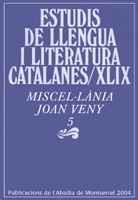 MISCEL·LÀNIA JOAN VENY, 5 | 9788484156284 | VARIOS AUTORES