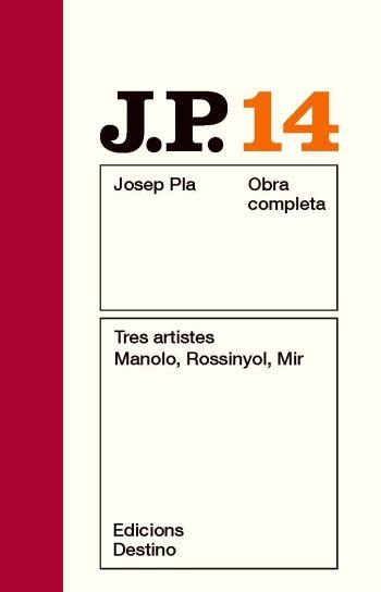 TRES ARTISTES | 9788497101547 | JOSEP PLA