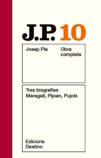 TRES BIOGRAFIES | 9788497101509 | JOSEP PLA