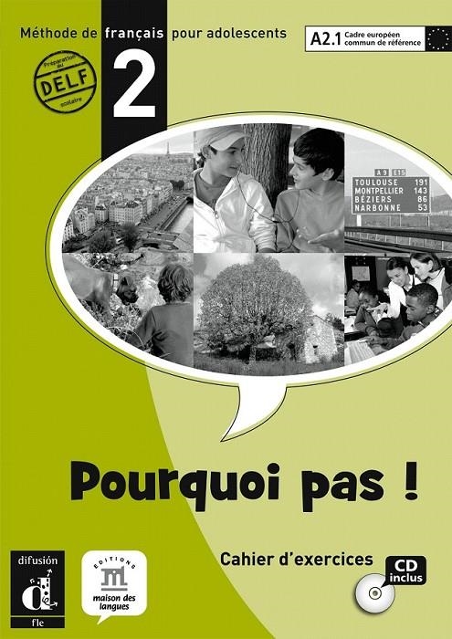 POURQUOI PAS! 2 CUADERNO DE EJERCICIOS + CD | 9788484435044 | BOSQUET, MICHÈLE/MARTINEZ SALLÉS, MATILDE/RENNES, YOLANDA