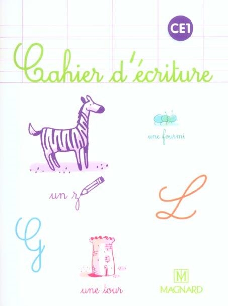 CAHIER D'ECRITURE CE1 | 9782210722033 | DUMESNIL