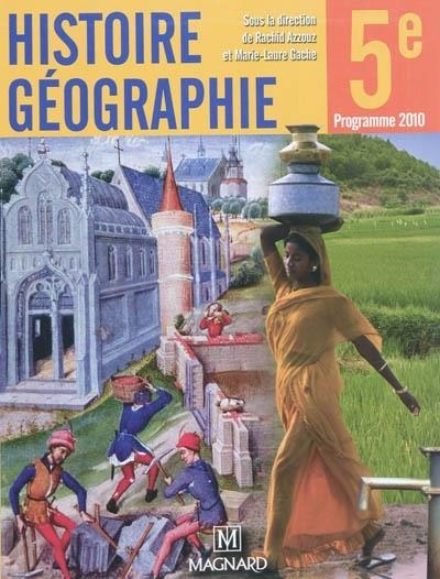 HISTOIRE GEOGRAPHIE 5E | 9782210167315 | AZZOUZ - GACHE