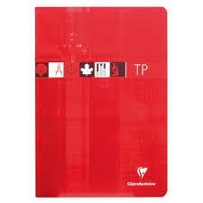 CAHIER TP FORMAT A4 SANS ESPIRALE 96 PAGES AVEC FEUILLES BLANCHES ET SEYES | 3329680031577