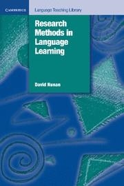 RESEARCH METHODS IN LANGUAGE LEARNING | 9780521429689 | NUNAN, DAVID