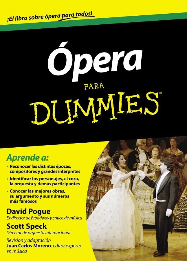 ÓPERA PARA DUMMIES | 9788432901478 | SCOTT SPECK/DAVID POGUE