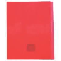 PROTÈGE-CAHIER TRANSPARENT 17X22  ROUGE - PROTEGE TRANSPARENT CAHIER A5 VERMELL | 3210330730035