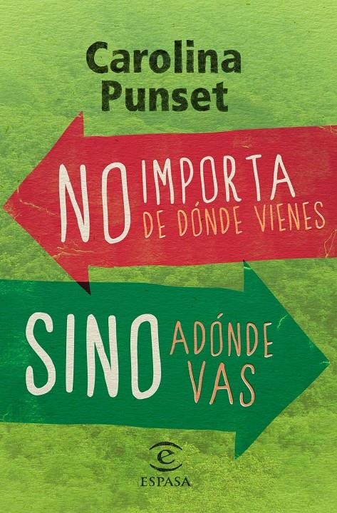 NO IMPORTA DE DÓNDE VIENES, SINO ADÓNDE VAS | 9788467028492 | CAROLINA PUNSET