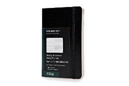 MOLESKINE 2014 WEEKLY PLANNER+NOTES, 12 MONTH, POCKET, BLACK, SOFT COVER (3.5 X 5.5)  | 9788866135708