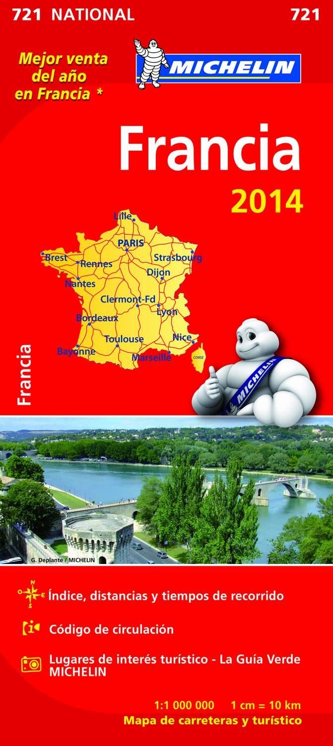 MAPA NATIONAL FRANCIA | 9782067191204 | VARIOS AUTORES