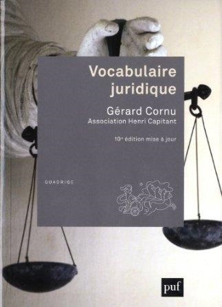 VOCABULAIRE JURIDIQUE | 9782130624639 | GERARD CORNU , COLLECTIF